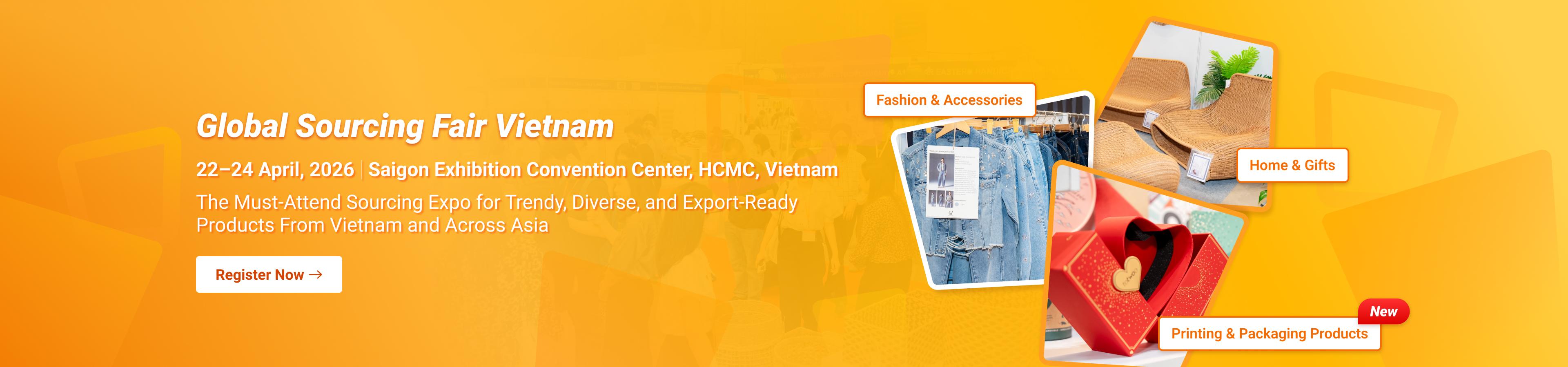 GSF VIETNAM 2026 – Hội chợ Nguồn cung ứng Toàn cầu